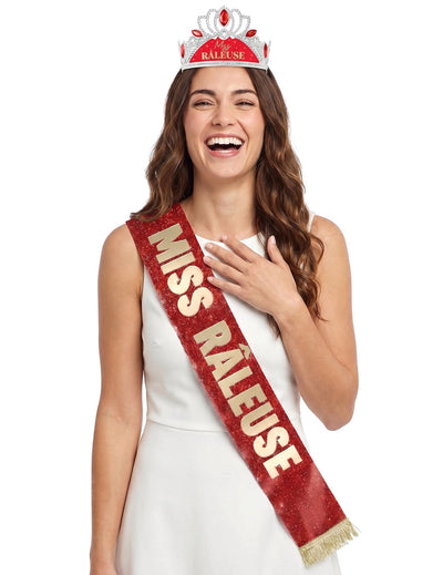 Set acessórios Miss Resmungona faixa e diadema