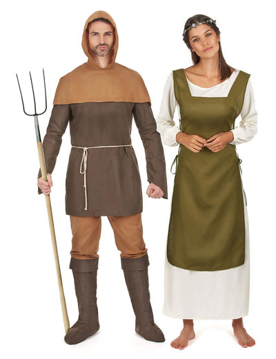 Disfarce de casal medieval