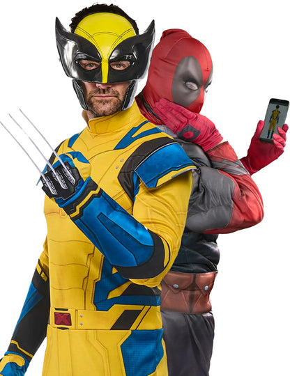 Disfarce de casal Deadpool™ e Wolverine™ para adultos