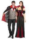 Disfarce para casal vampiro de Halloween