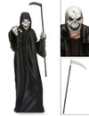Pack disfarce senhor da morte com máscara e foice Halloween