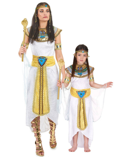 Disfarce casal de rainha do Egipto mãe e filha