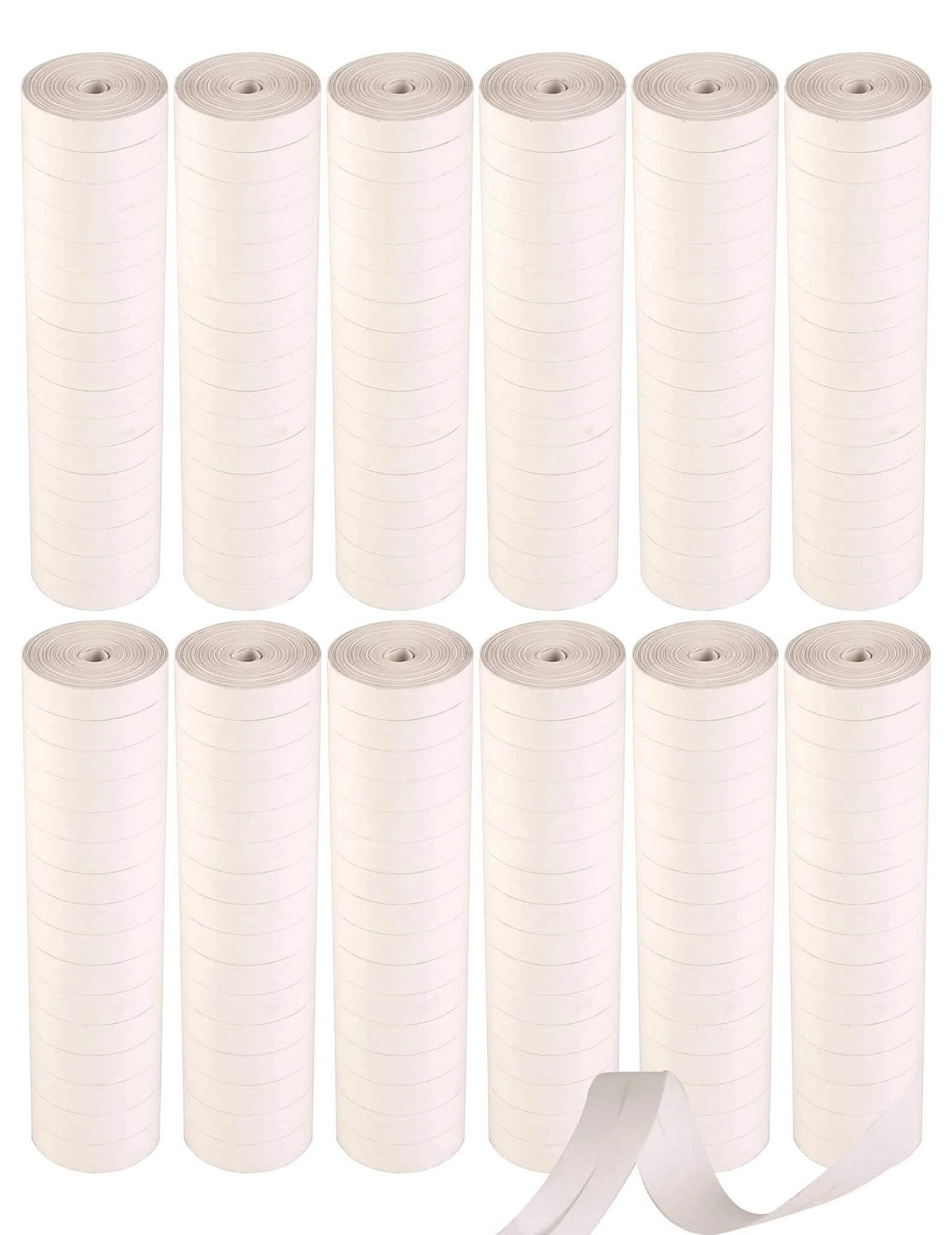 Pack - 352767 - 12 Rolos de serpentinas brancas