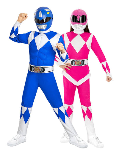 Disfarce de casal Power Ranger™ para crianças