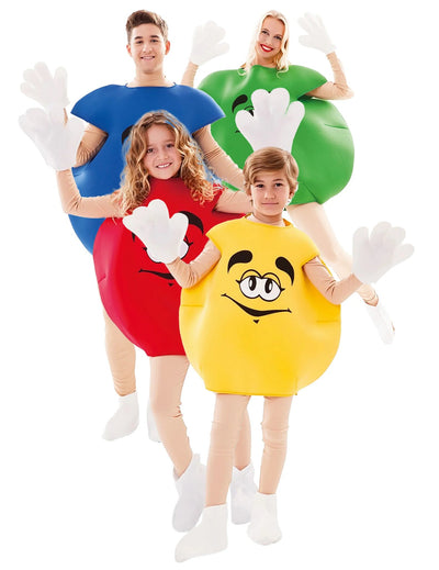 Fato de família de doces multicoloridos