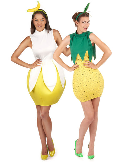 Disfarce de casal fruta mulher