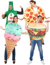 Disfarce de fast-food para grupo