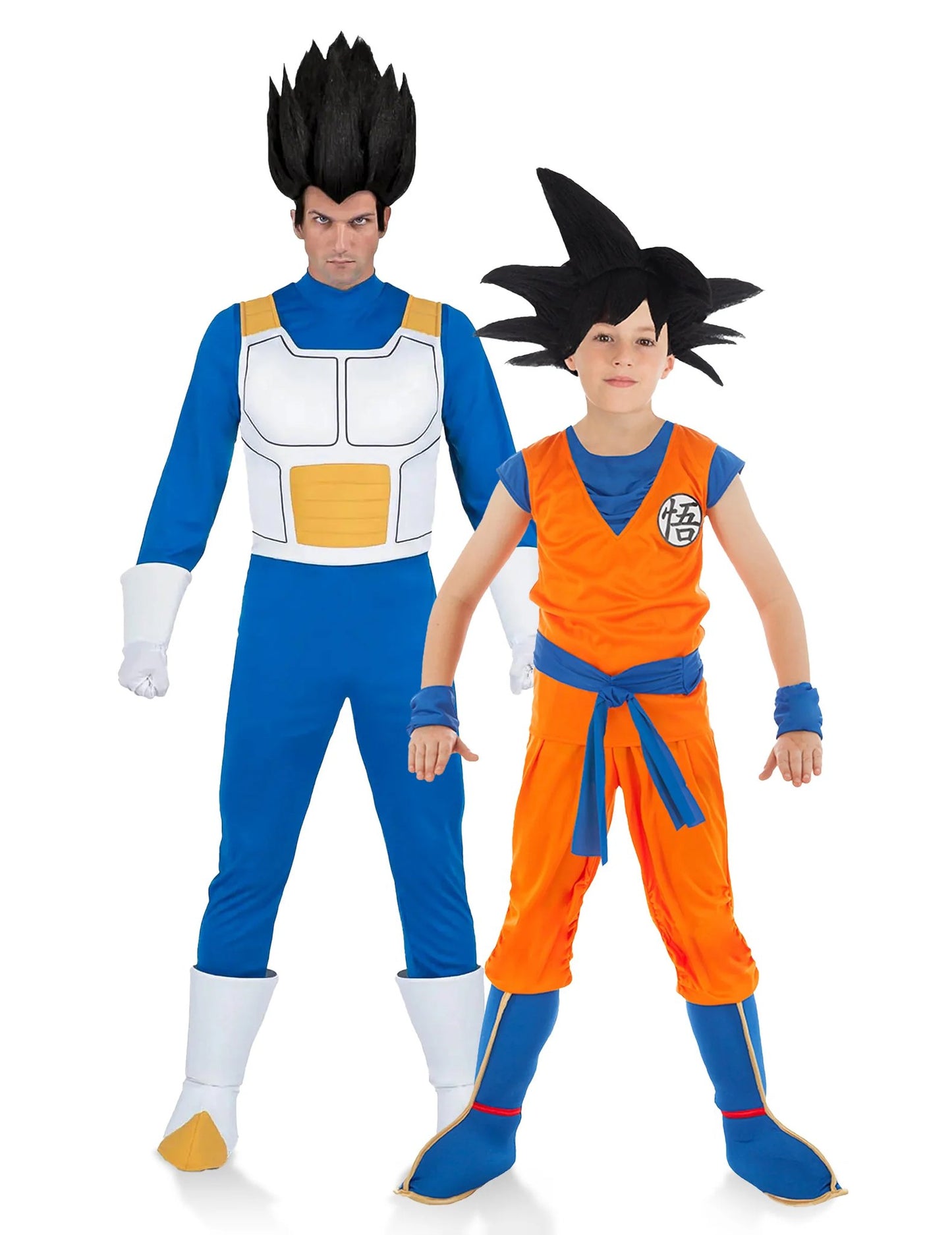 Disfarce de casal Vegeta e Goku Dragon Ball™ pai e filho