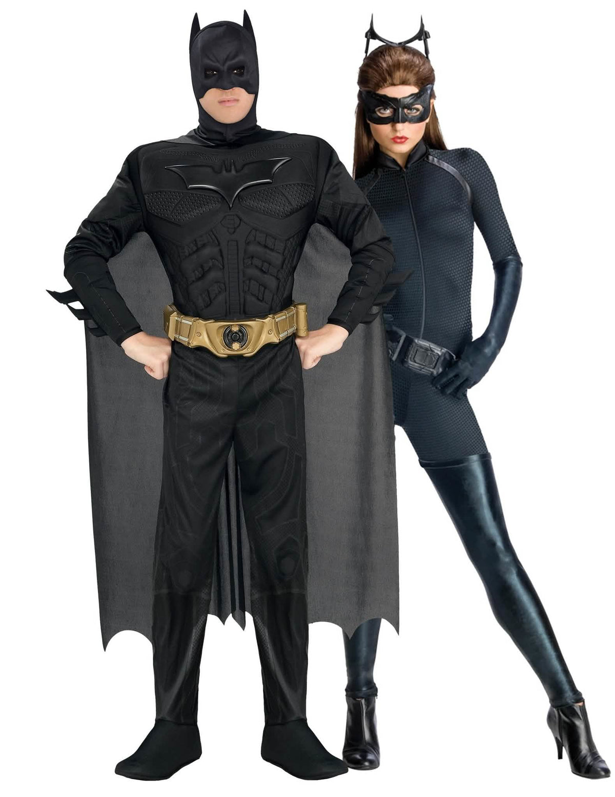 Fato de casal Batman™ e Catwoman™ para adulto