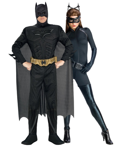 Fato de casal Batman™ e Catwoman™ para adulto