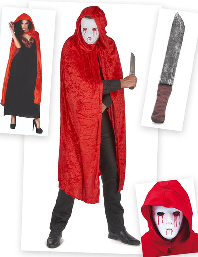 Pack disfarce de assassino sangrento adulto