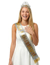 Set acessórios Miss Maçadora faixa e diadema