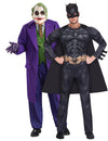 Disfarce de casal Batman™ e Joker™ para adultos
