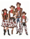 Disfarce de cowboys para a família