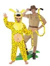 Disfarce de casal Marsupilami™ e Explorador pai e filho