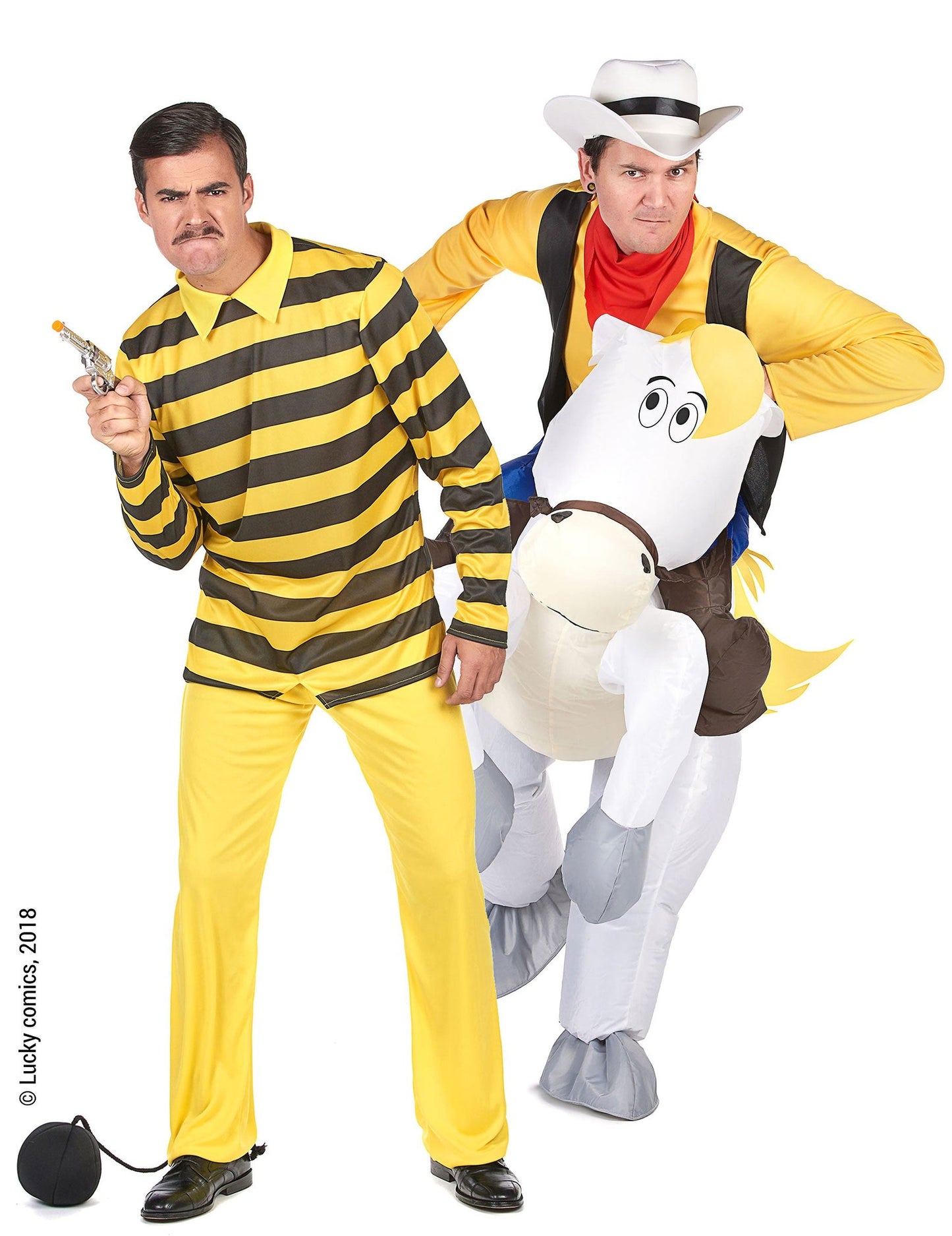 Disfarce de casal Jolly Jumper e Dalton - Lucky Luke™