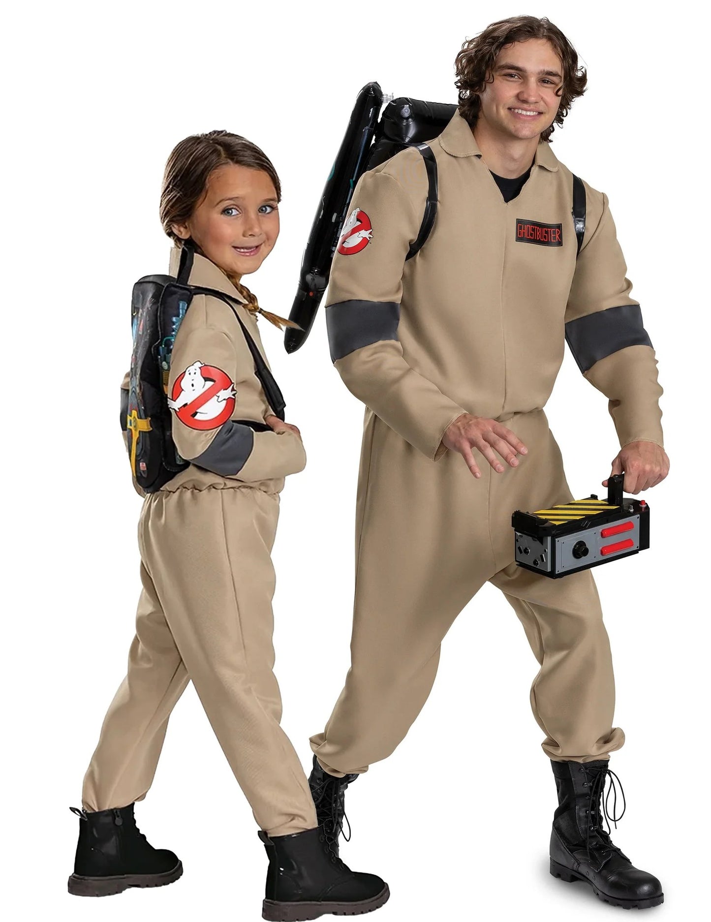 Fato de casal Caçadores Ghostbusters™ para pais e filhos