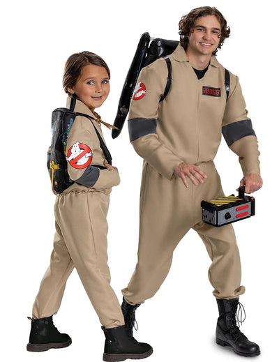 Fato de casal Caçadores Ghostbusters™ para pais e filhos