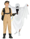 Fato de caçador e fantasma para crianças