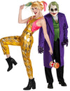 Fantasia de casal adulto Harley Quinn Birds of Prey™ e Joker The Dark Knight™ para Halloween