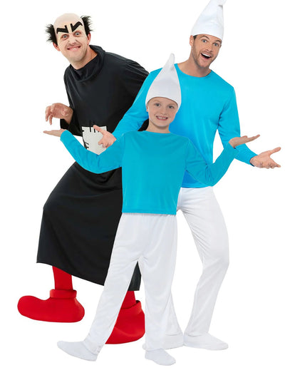Disfarce de grupo Gargamel e os Smurfs™ para adultos
