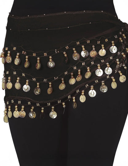 Disfarce completo de dançarina oriental vermelho e preto para mulher