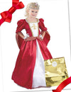 Caixa de presente disfarce princesa medieval com acessórios menina