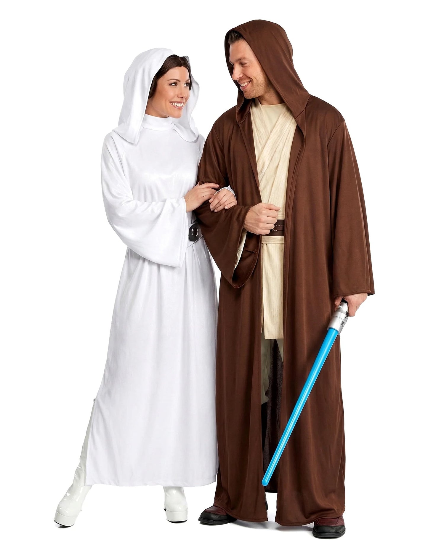 Fato de casal Princesa Leia e Jedi Star Wars™ adulto