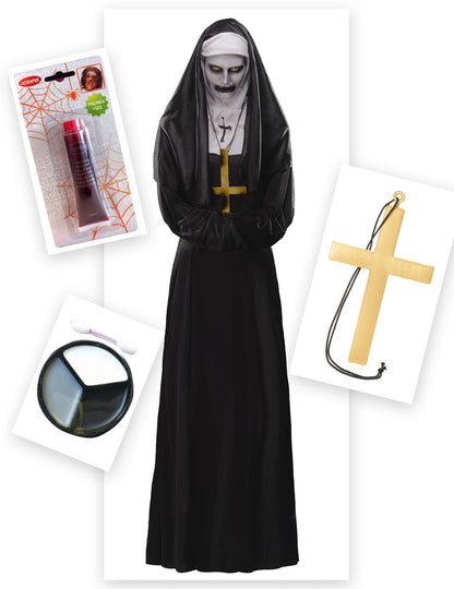 Pack disfarce freira demoníaca mulher