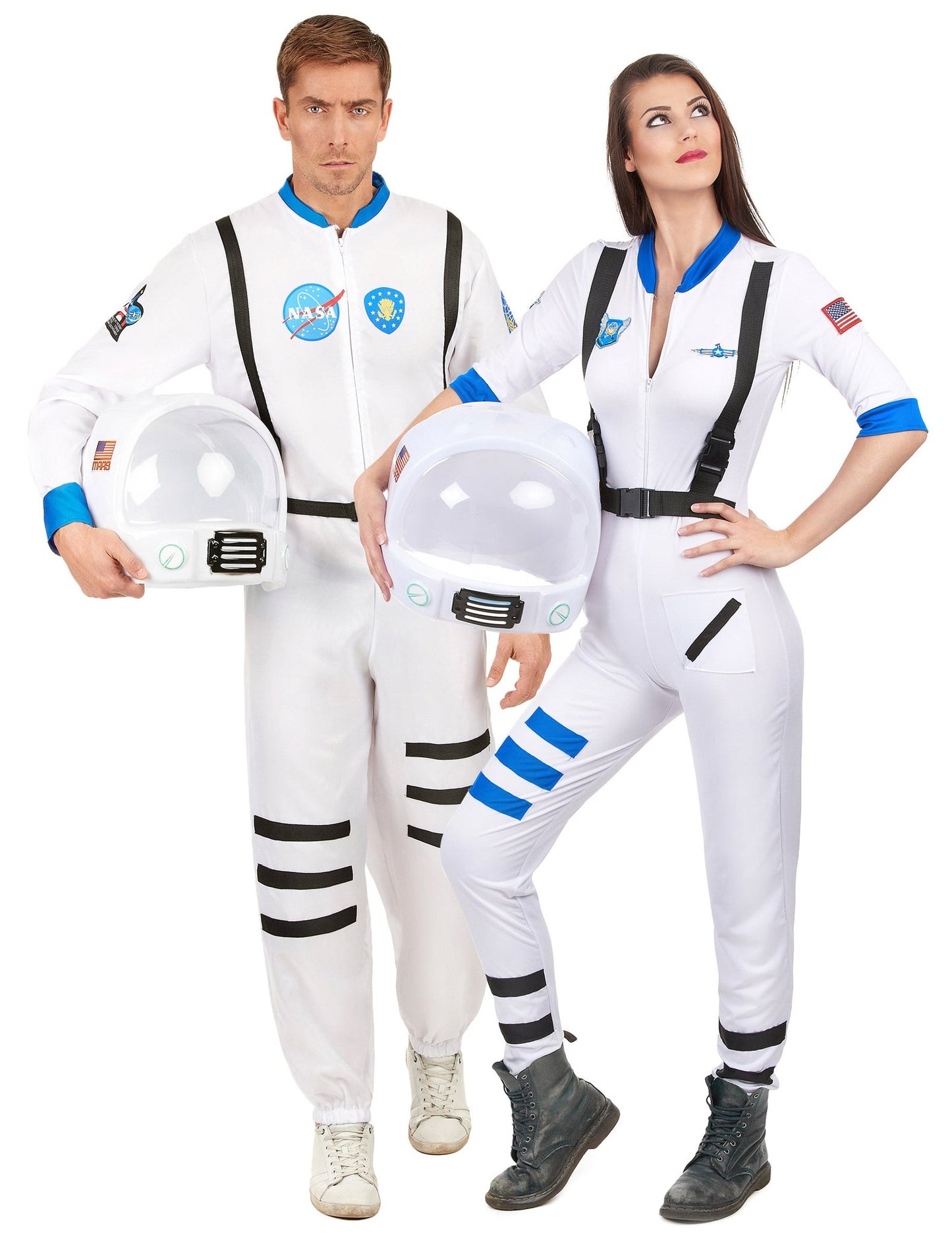 Disfarce para casal astronauta adulto