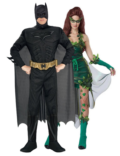 Disfarce de casal Batman e o Envenenador para adulto
