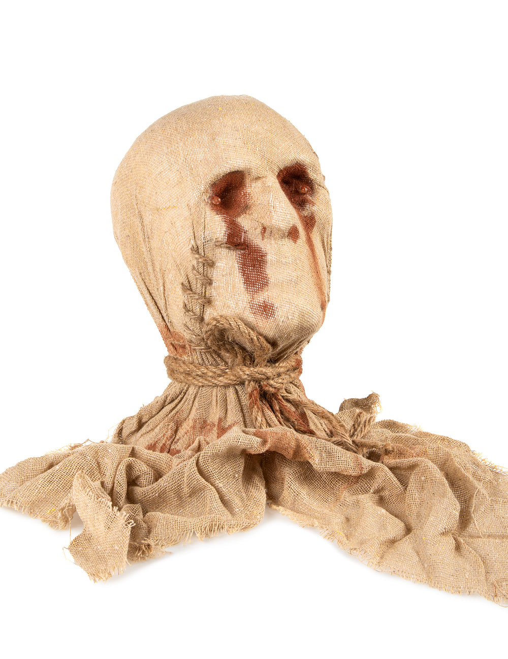 Vue de profil de la tête de momie lumineuse