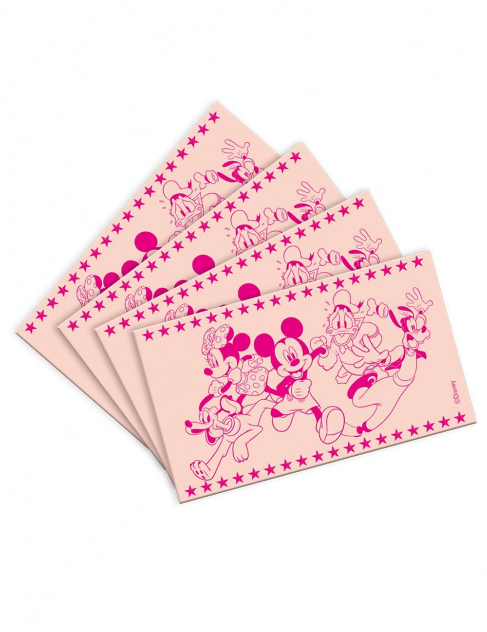 Tickets illustrés de la tirelire avec bonbons Mickey