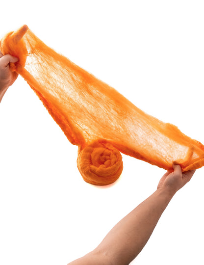 Teia de aranha laranja de luxo 60 g