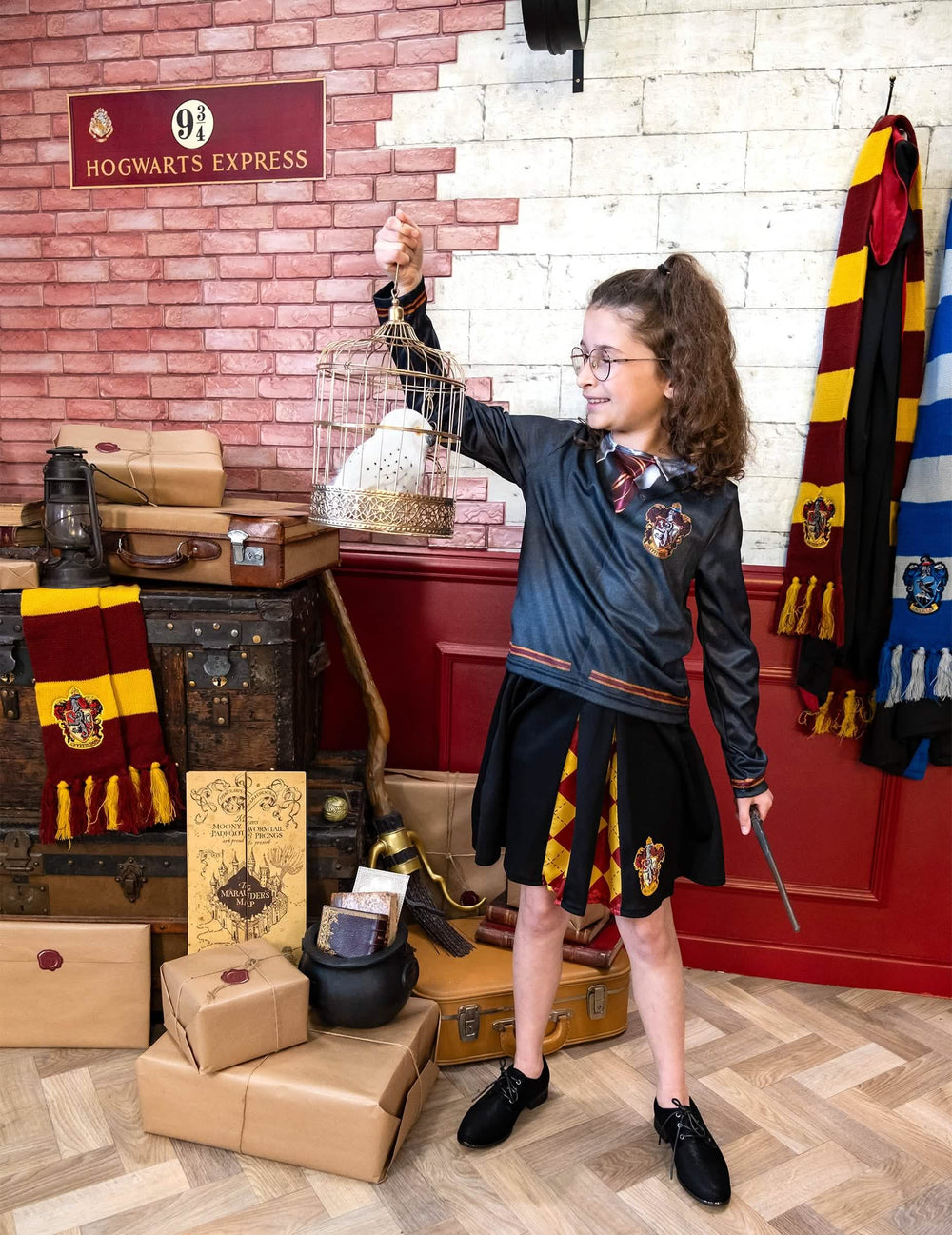 Top com saia Gryffindor Harry Potter