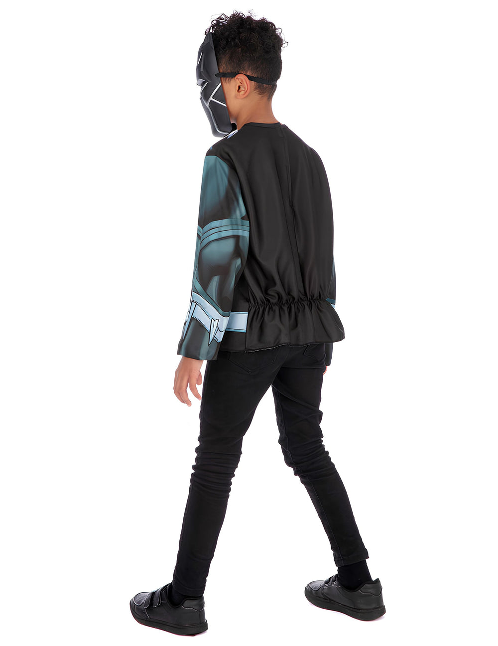 Vue de dos du top avec masque Black Panther
