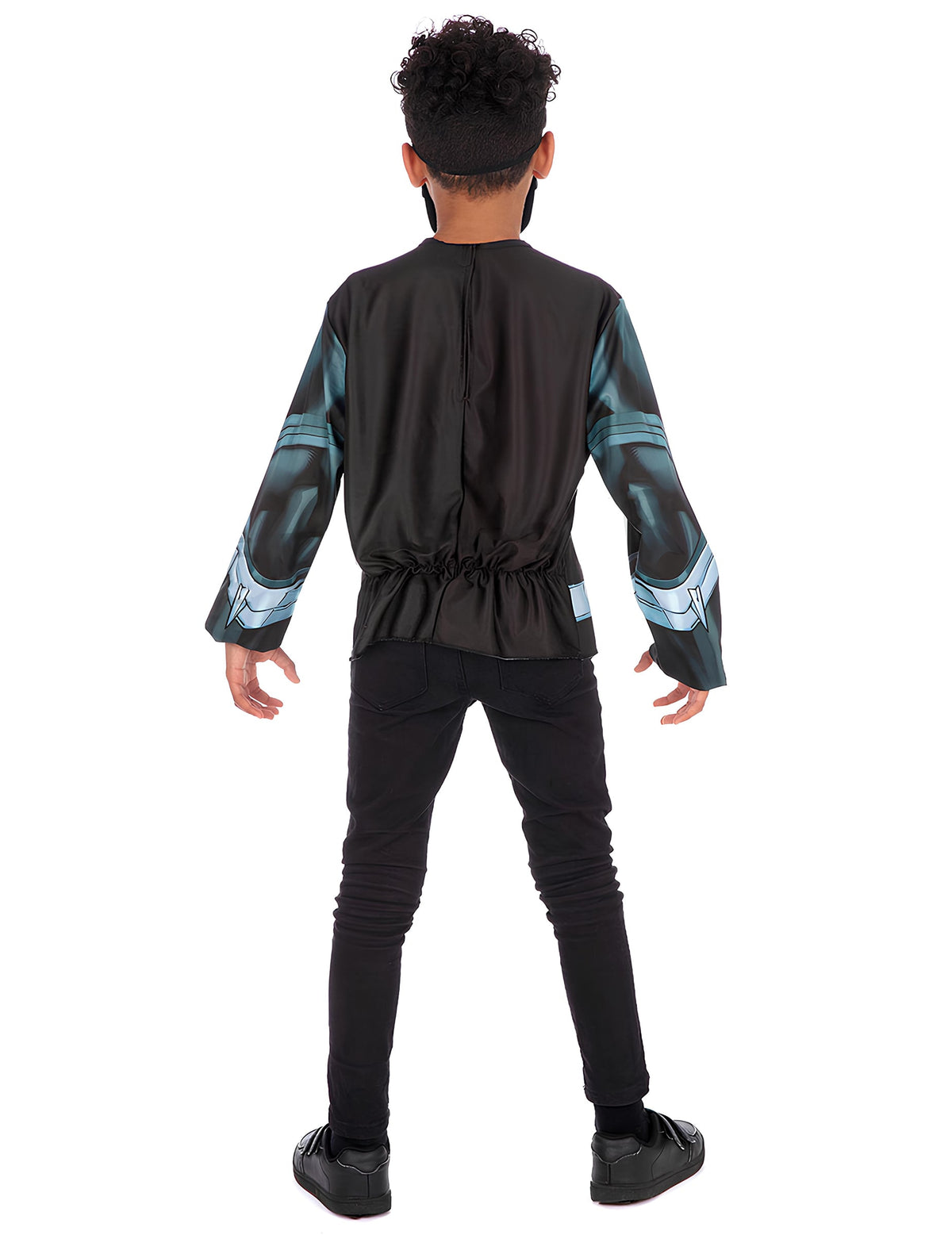 Vue de dos du top avec masque Black Panther