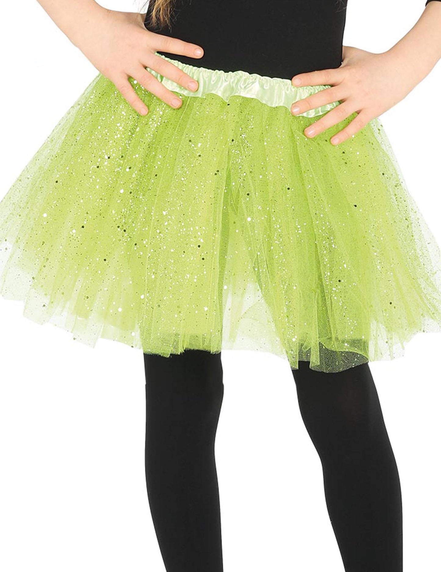 Tutu à paillettes pour fille vert