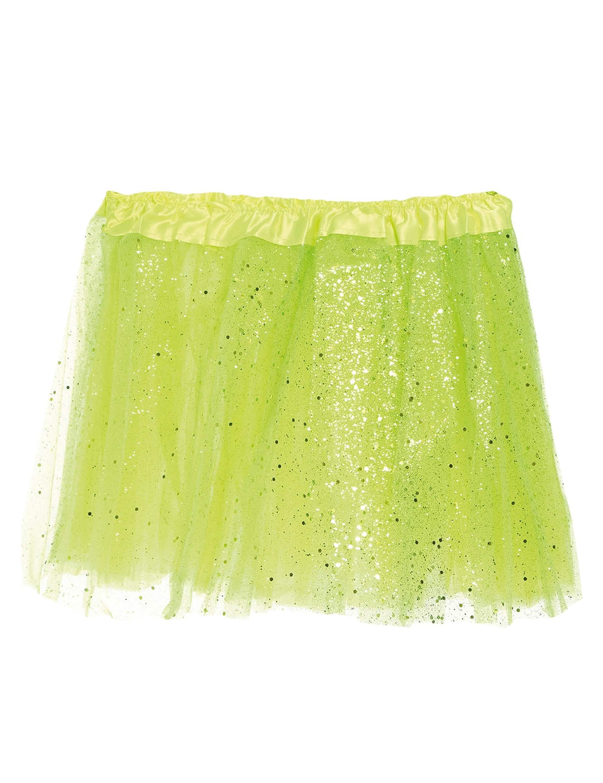 Vista geral do tutu com lantejoulas para menina