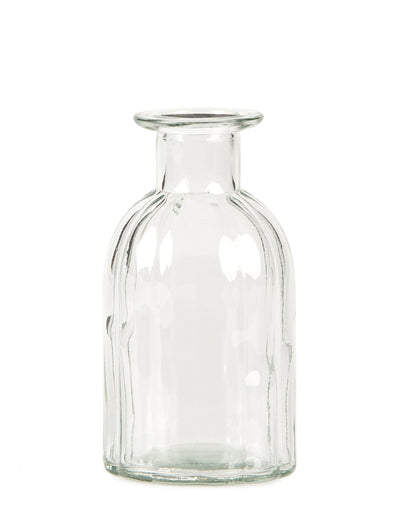 Vase en verre vintage pour décoration transparent