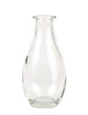 Vase soliflore en verre pour décoration de table transparent