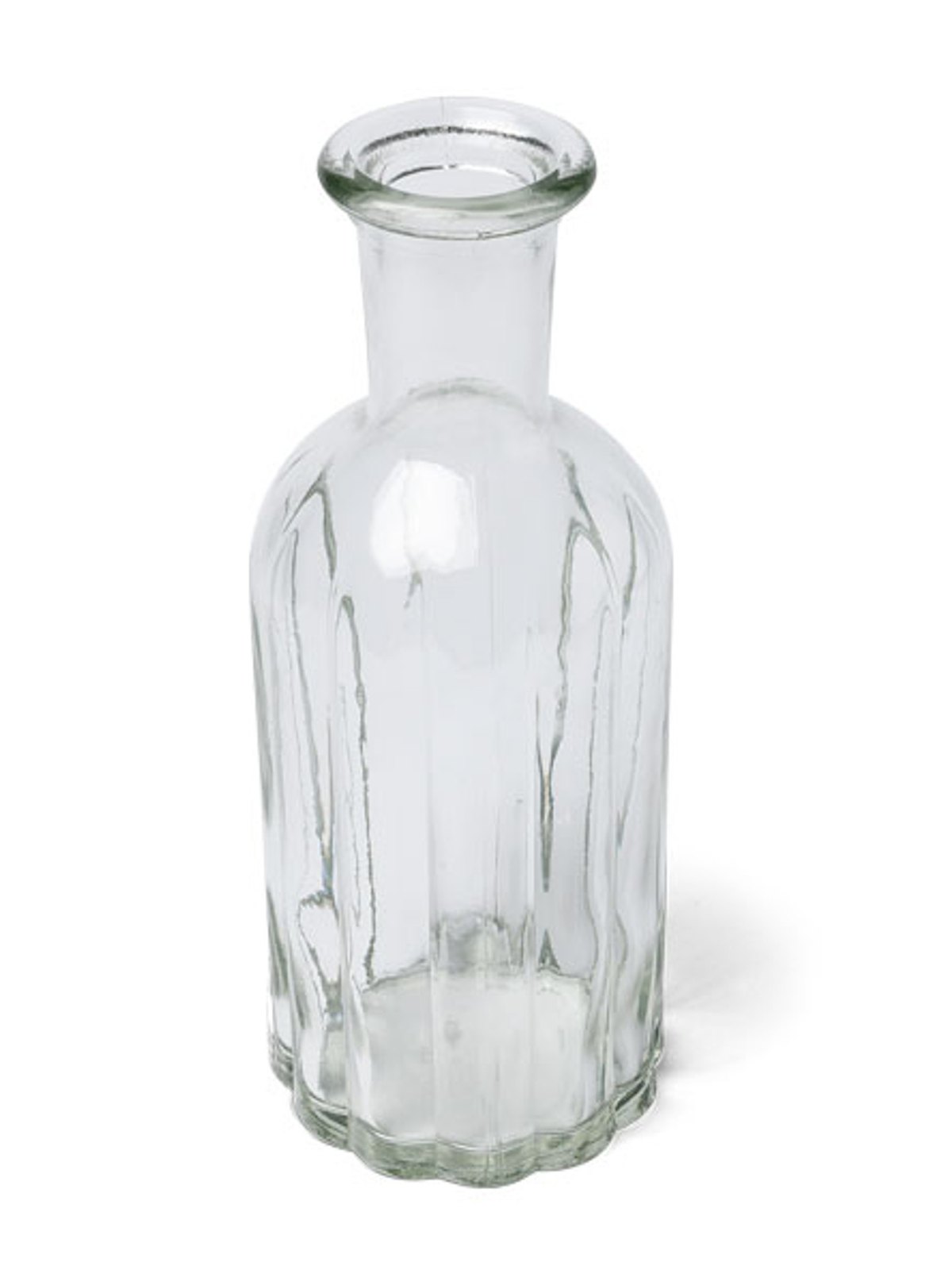 Vase en verre pour décoration transparent