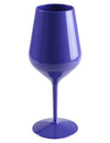Copo de vinho com pé azul-escuro 47 cl