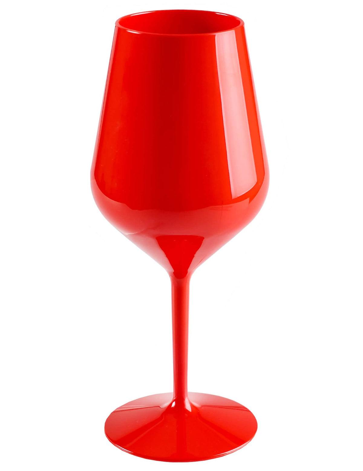 Taça de vinho com pé vermelha 47 cl