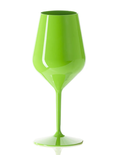 Copo de vinho com pé verde 47 cl
