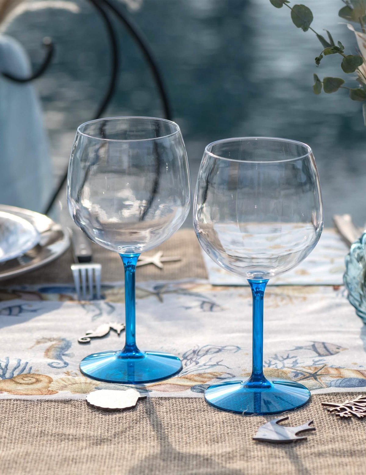 Copo balão para cocktail azul 58,2 cl