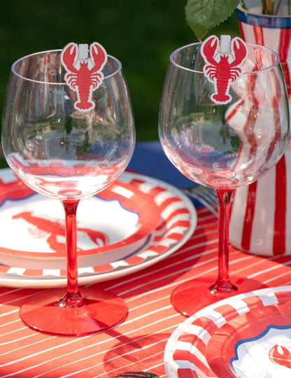 Copo balão para cocktail vermelho 58,2 cl
