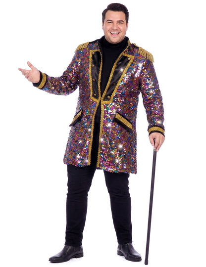 Veste à sequins multicolores de luxe homme