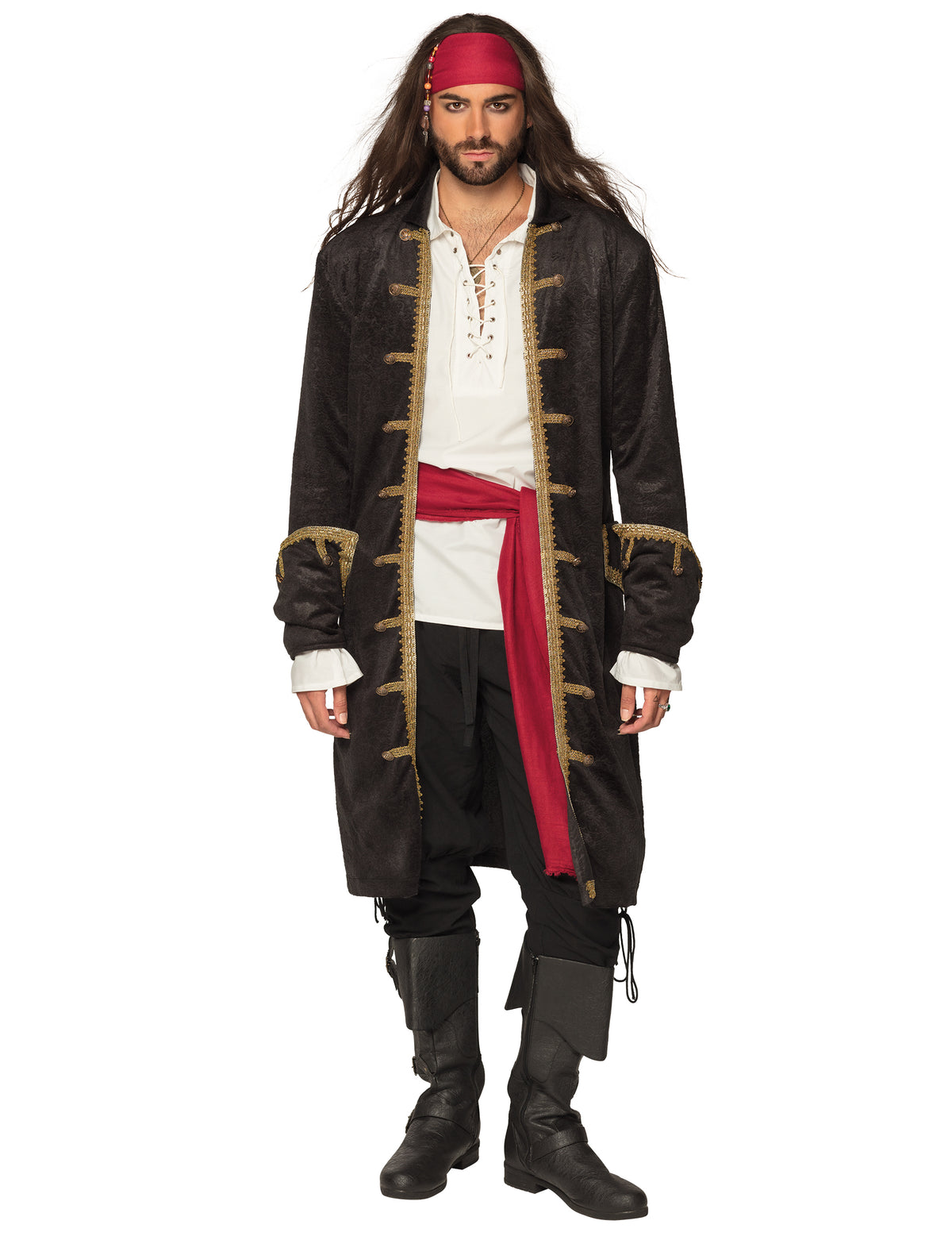 Vue d'ensemble de la veste de capitaine pirate