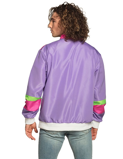 Vue de dos de la veste jogging rétro pour homme